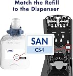 PURELL Hand Sanitizer CS4 Dispenser, Graphite, Dispenser for CS4 1200mL Hand Sanitizer Refill - 5124-01