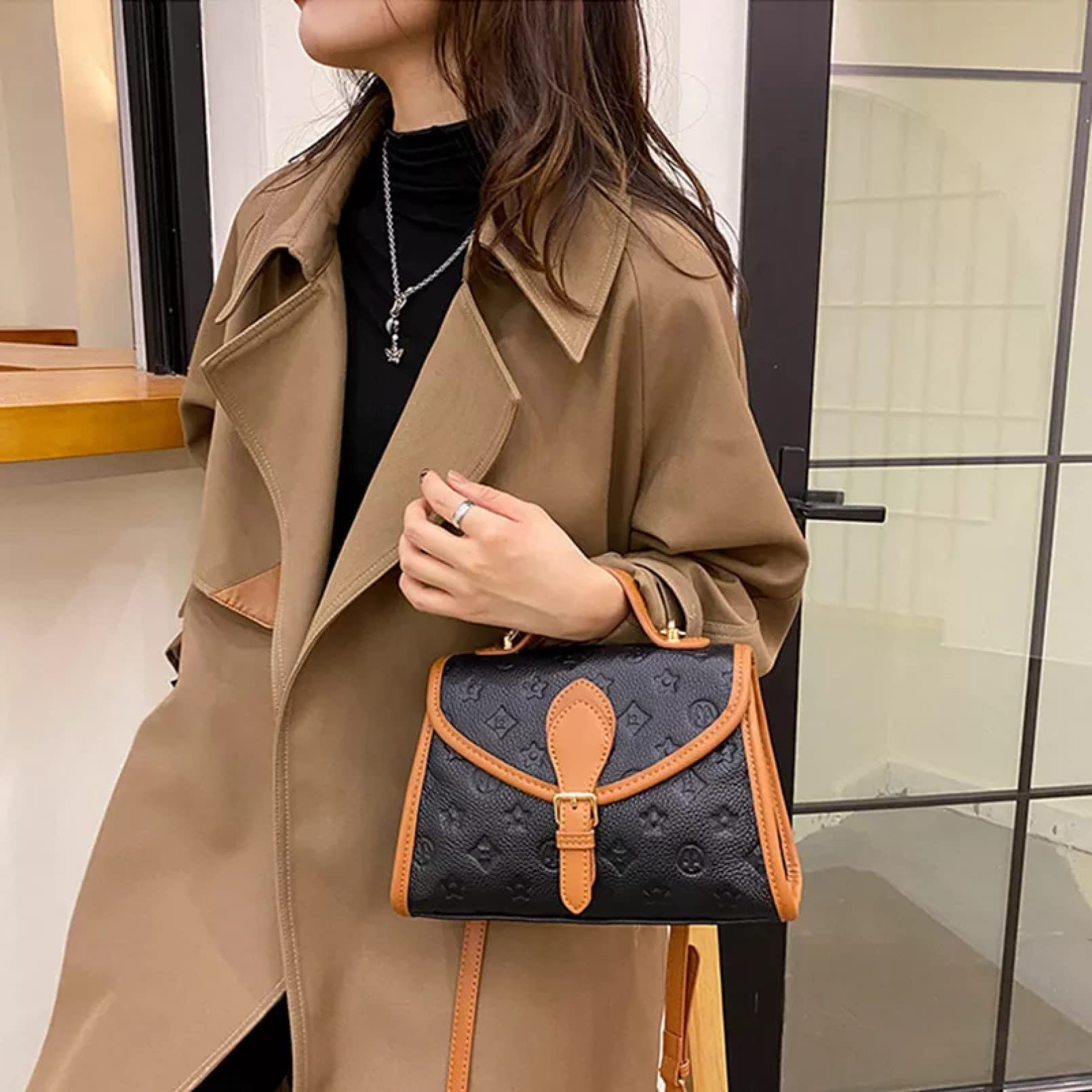 BAJIE borsa donna Bolsa De Ombro Feminino Bolsa Mensageiro De Couro Bolsa Feminina Bolsa De Mão Clutch