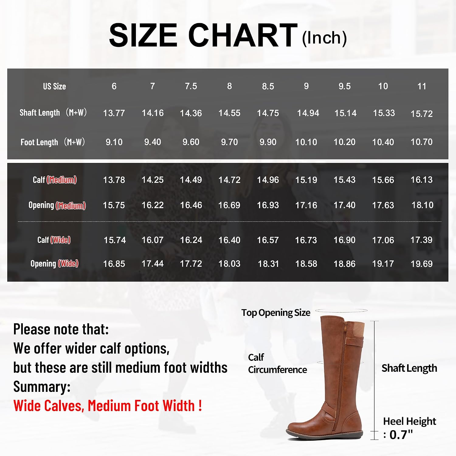 Jeossy Women's Knee High Buckle Boots, Riding Flat Heel with Side Zipper image 3