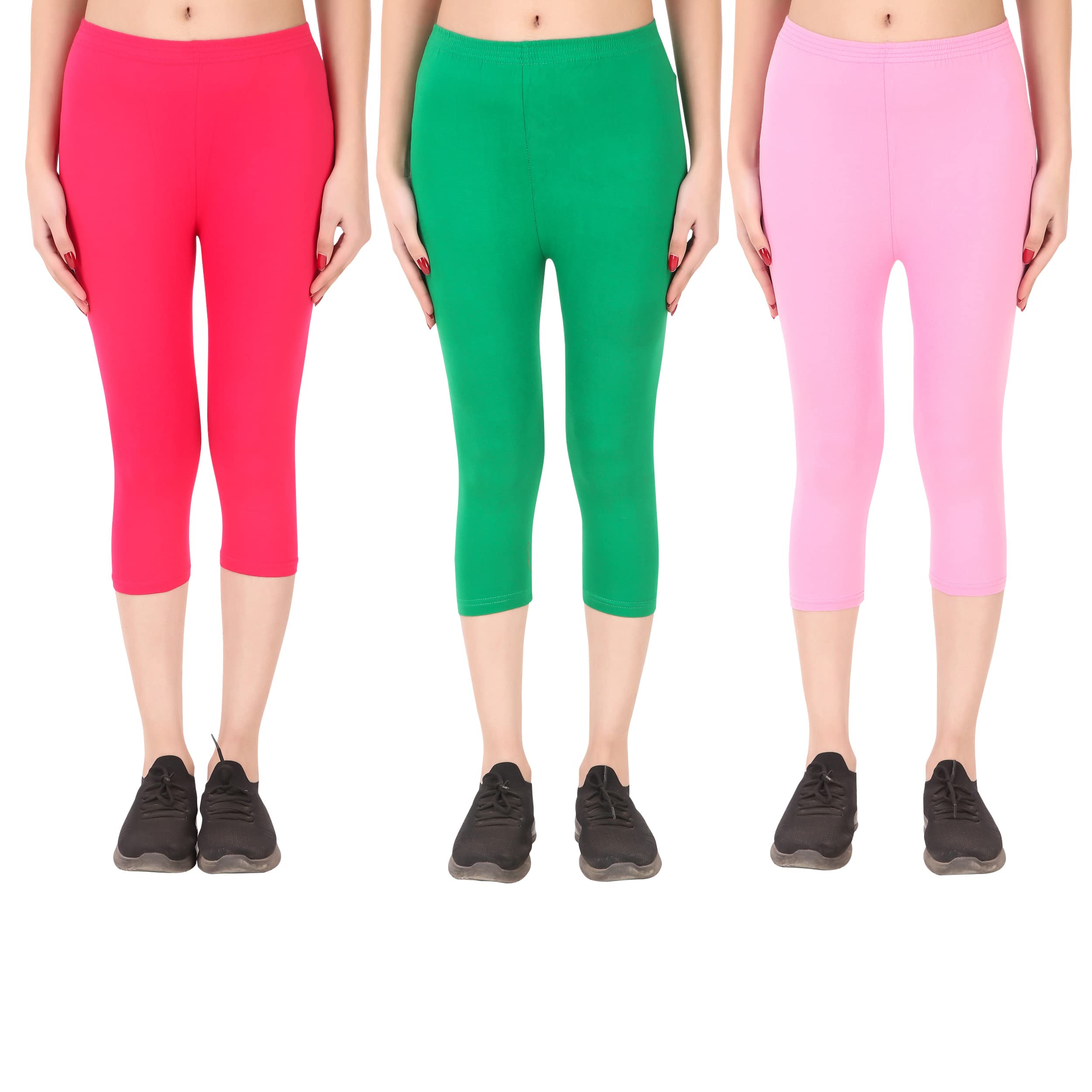 irana Women Cotton Lycra 3/4th Capri-picture-22