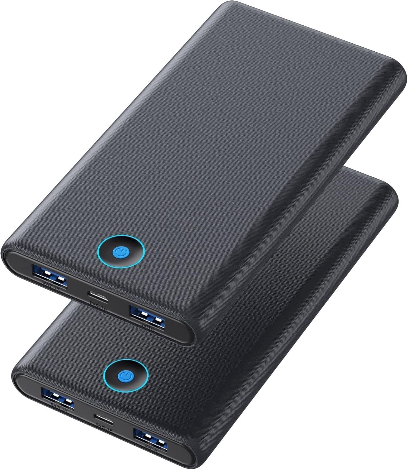 FOCHEW 2-Pack Power Bank