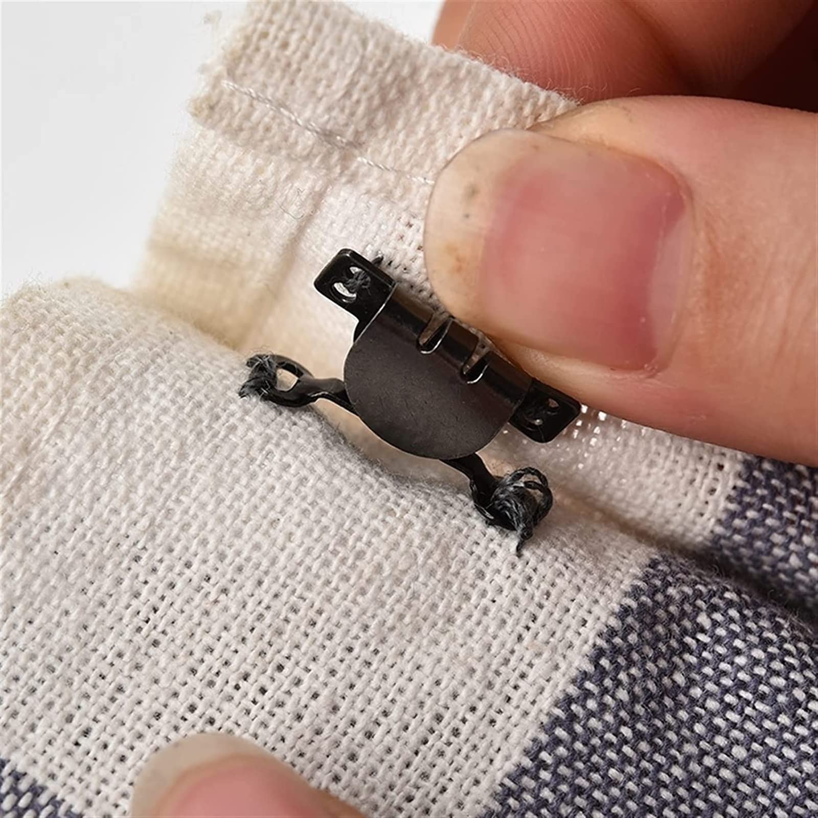 Gancio da cucito Chiusura ad occhiello, Accessori da cucito, 20 set Gun black Chiusure a gancio e occhiello Gancio for indumenti Gancio for pantaloni Gancio for abito Gonna Pantaloni Reggiseno Accesso