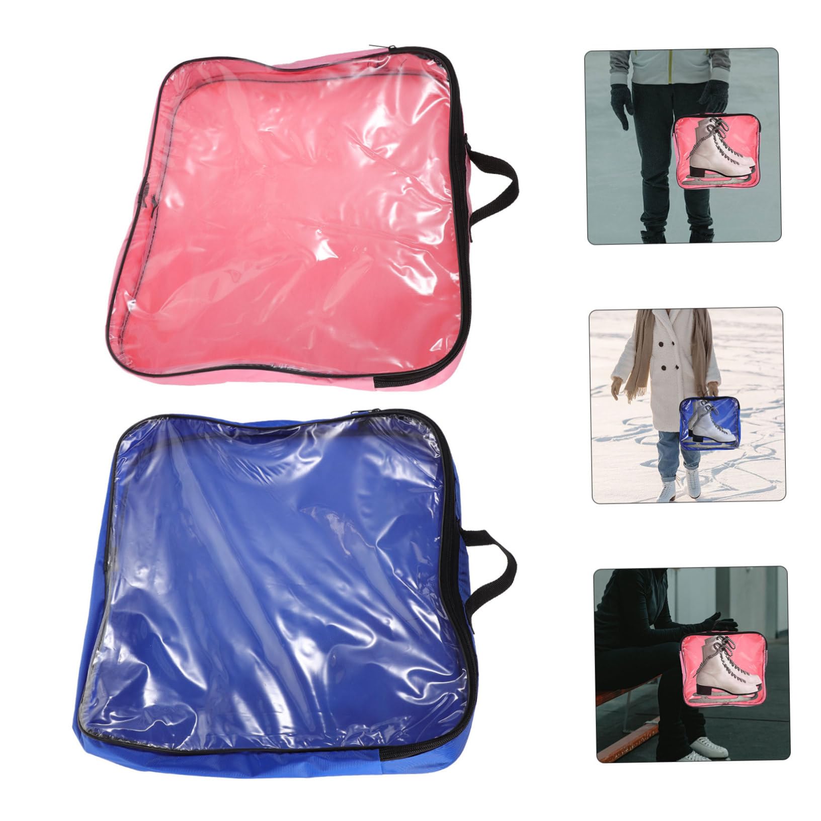 UPKOCH Bolsa De Patinaje sobre Ruedas En Línea para Cubrir Accesorios Llevar Bolsa De Patines De Hielo Bolsas De Zapatos con Ruedas Tela Oxford