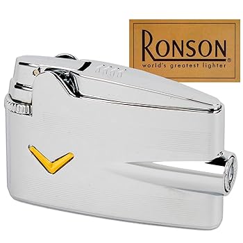 値下げ　ロンソンガスライター【ヴァラフレーム ブタン】着火確認済み RONSON ガスライター ロンソン フリント式 シルバー 古美仕上げ
