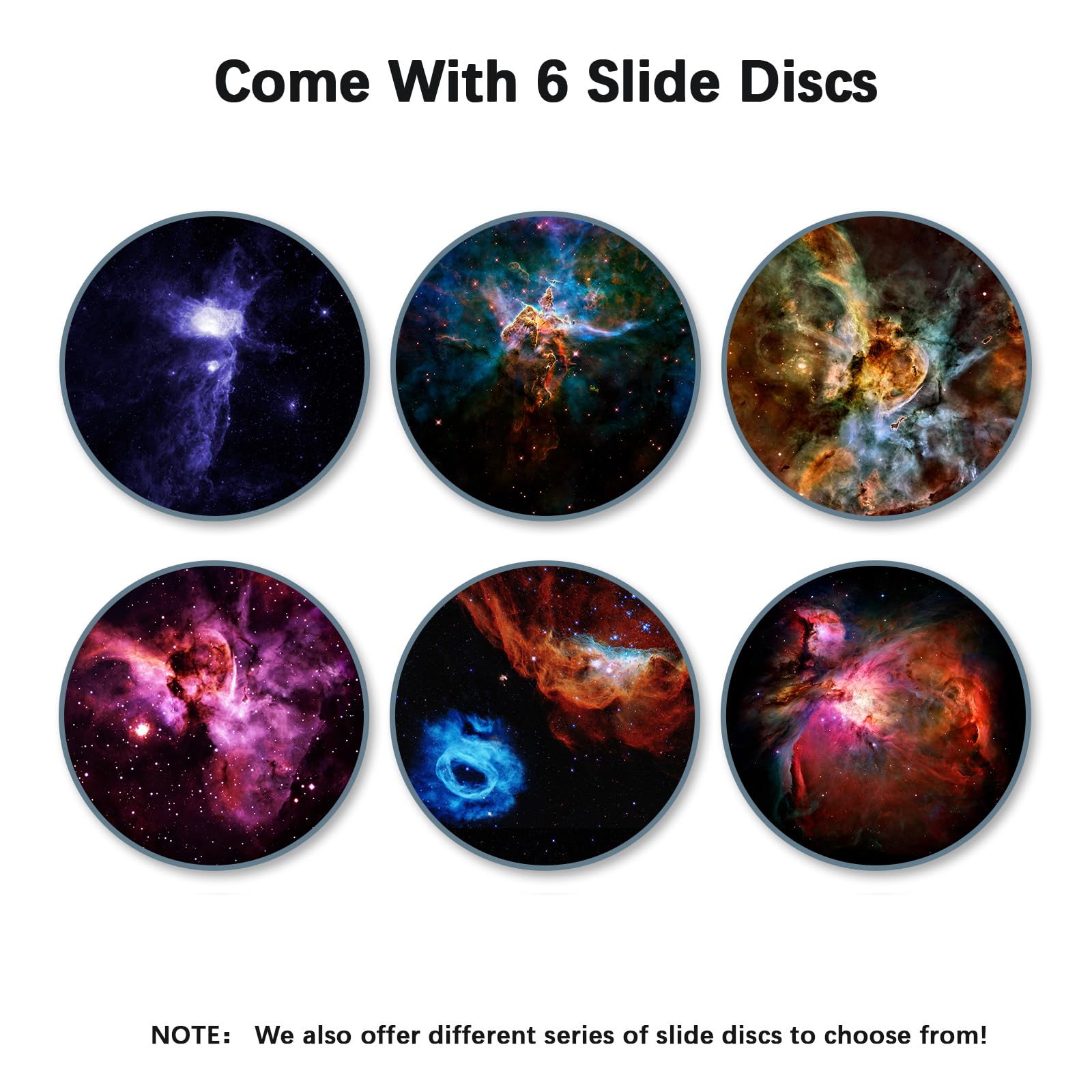 Constellation A: Disques pour POCOCO Projecteur Galaxy, 5K Ultra HD, Lithographie à Semi-conducteur (6 disques)