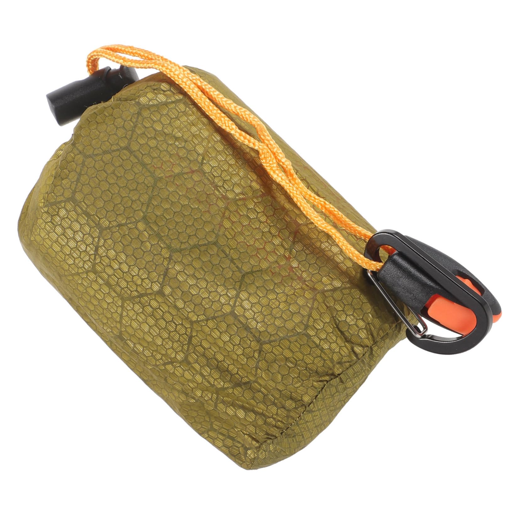 ifundom Notfall Schlafsack Aluminiumfolie Tragbar und Winddicht für Outdoor Aktivitäten Wie Camping Trekking und Erste Aufbewahrungstasche und Pfeife