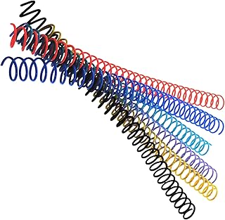 TEHAUX 6 Peças Fichário De Livro De Receitas Fichário De Negócios Anéis De Moda Anéis Coloridos Clipes De Fichário De Scrapbook Fichário Anéis De Moda Anéis De Livro Flexíveis Clipes De