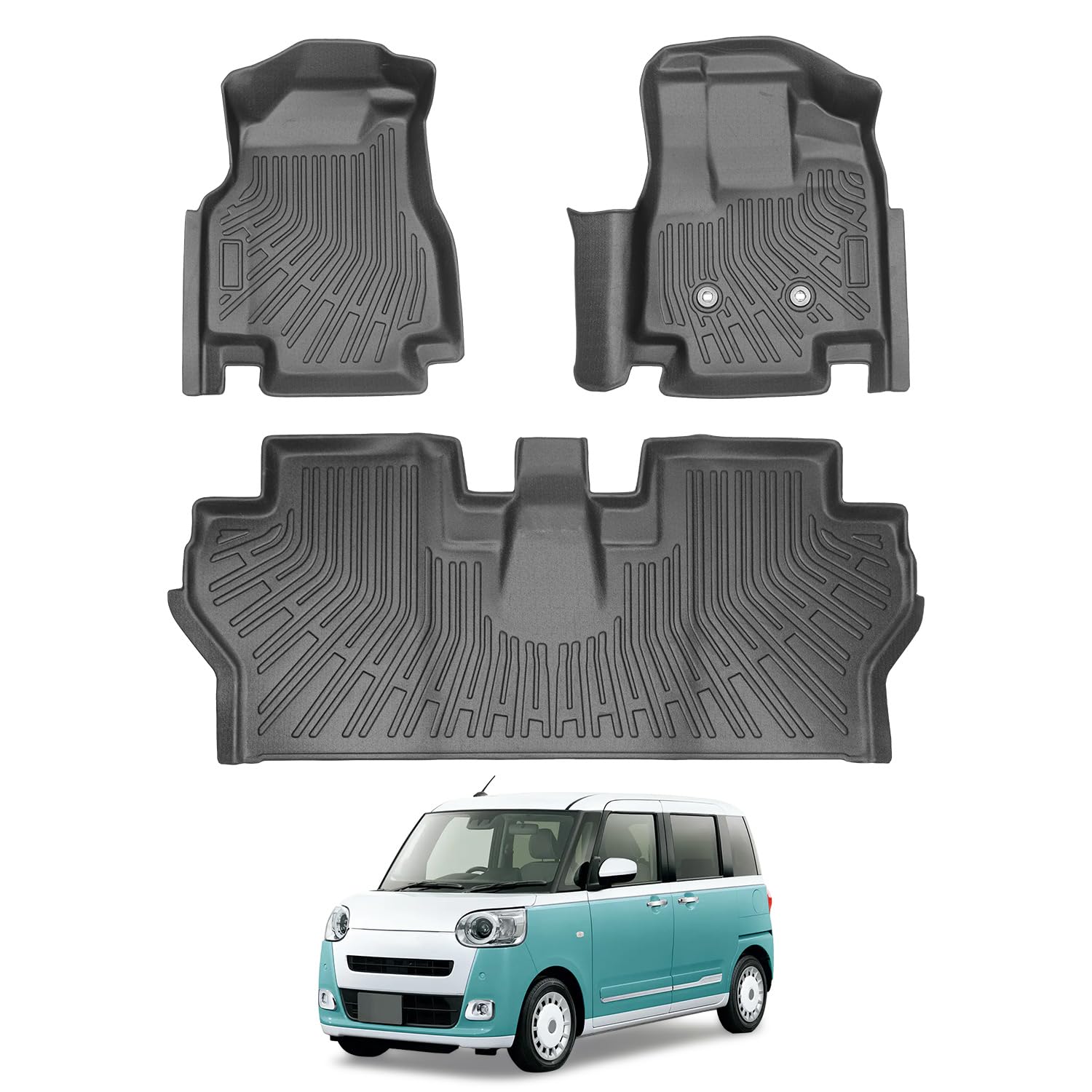 Amazon | Taoredfortune 新型 ダイハツ ムーヴキャンバス フロアマット