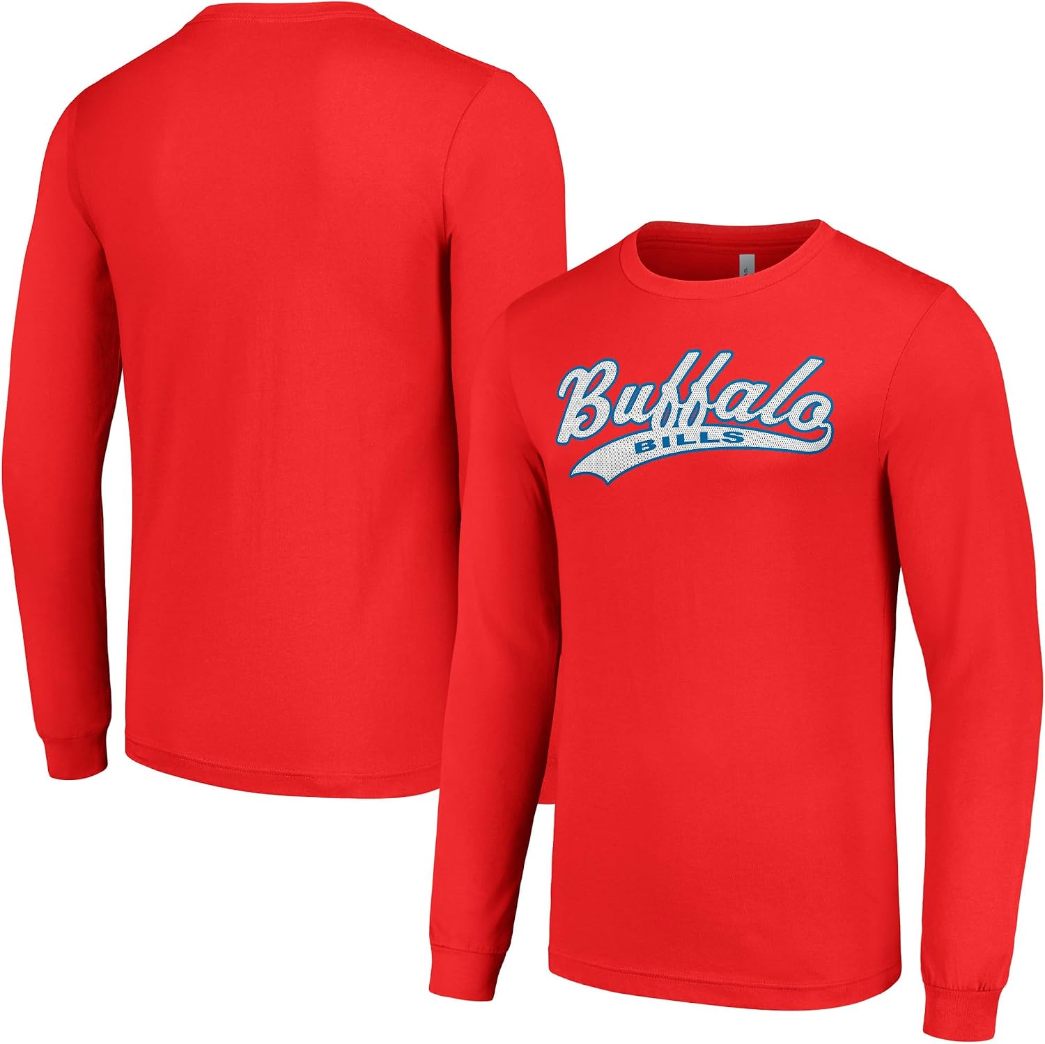 STARTER Men's NFL Tailsweep Long Sleeve T-Shirt