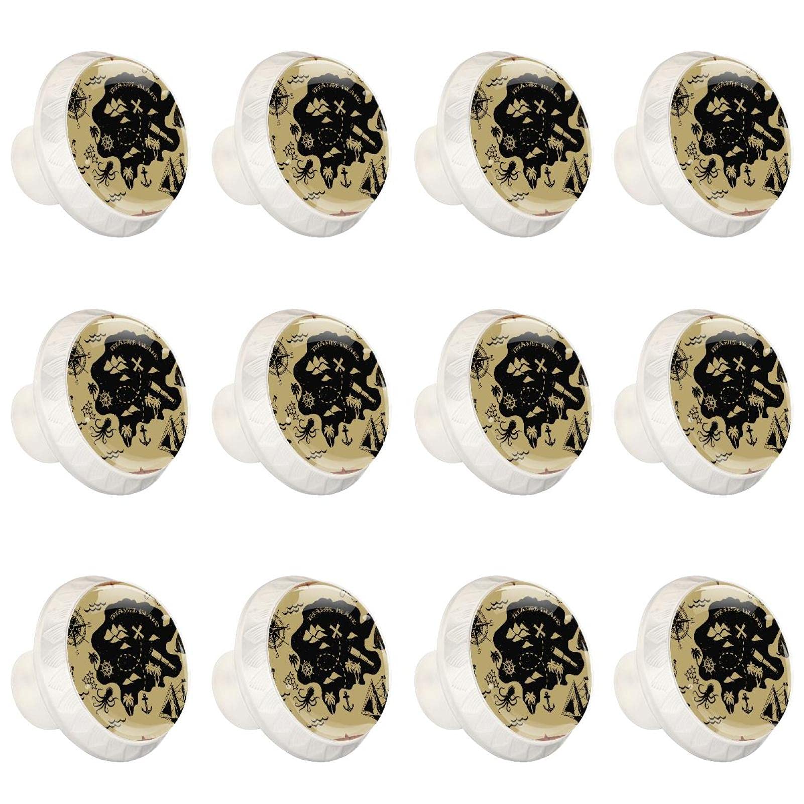 Boutons de tiroir de placard pirate pour chambre d'enfant et cuisine