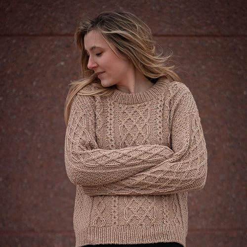 Miniatura 6 de Lion Brand Yarn ReTweed - Ovillo de lana color azul holandés (3 unidades)