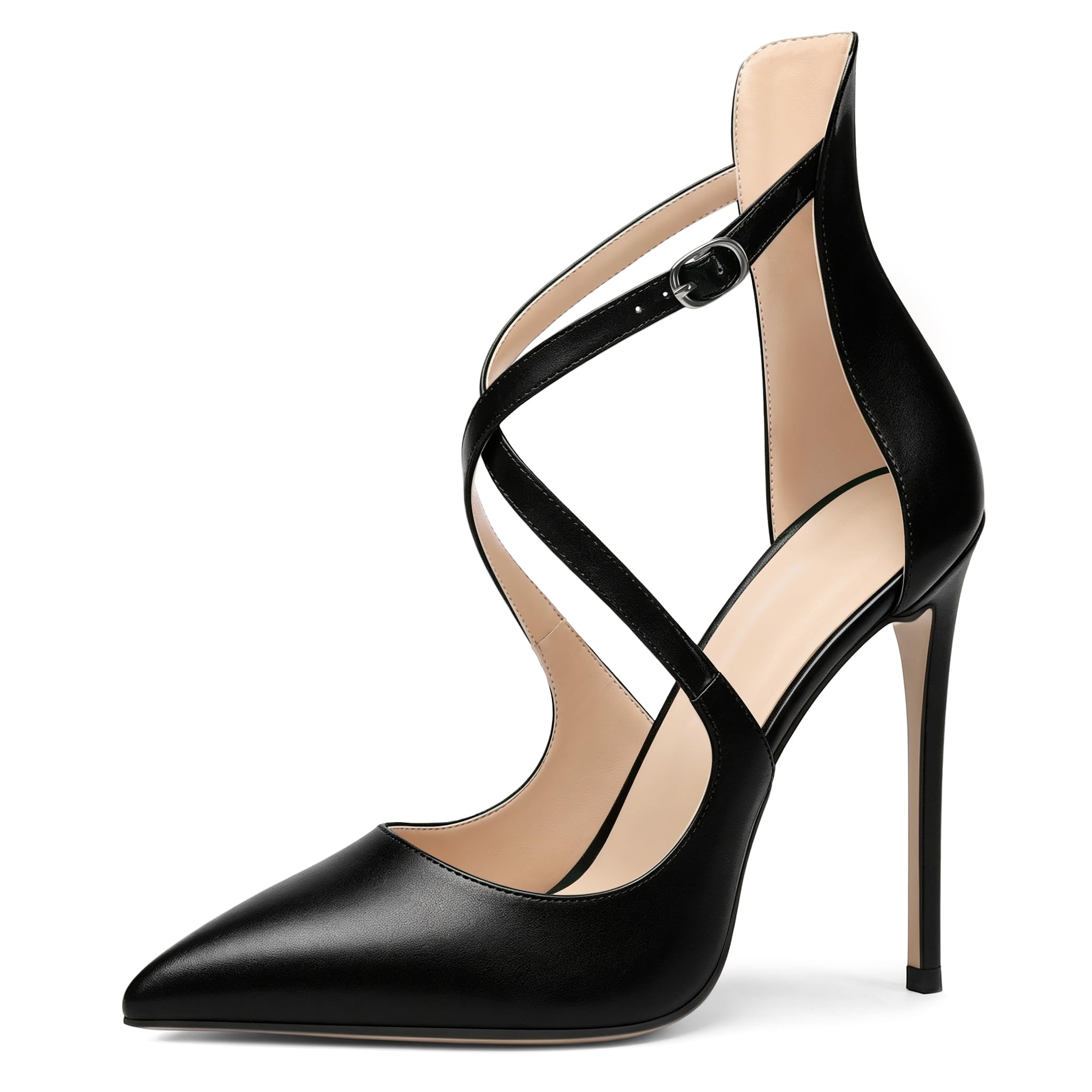 EDEFS High Heels Sexy Pumps Damen Elegant mit Spitz EU35-45