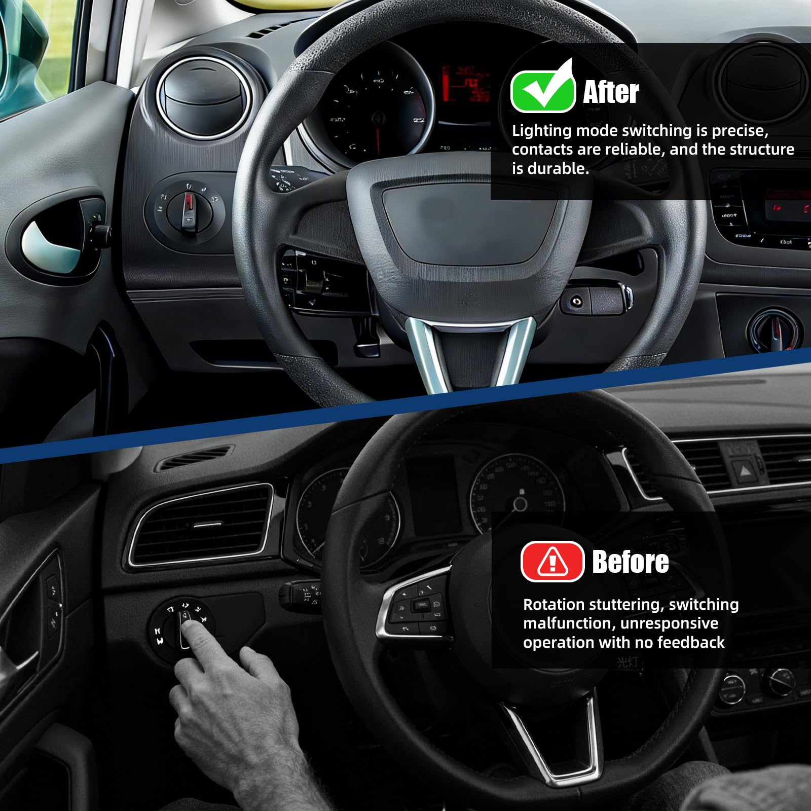 Seat Ibiza 4 6J Fendinebbia Interruttore Illuminazione 6J1941531J 6J1941531AL 2008-2015