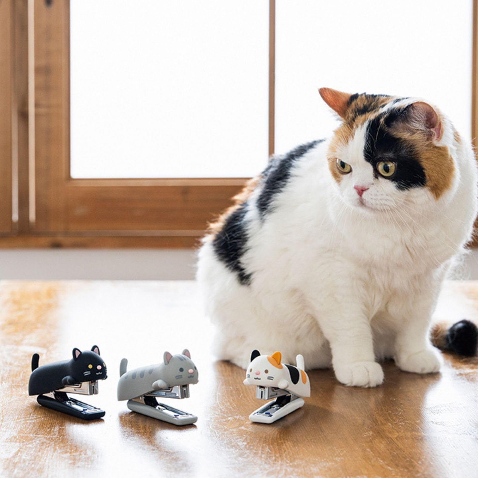Amazon | マックス ホッチキス シリコンカバー みけねこ ZH90236