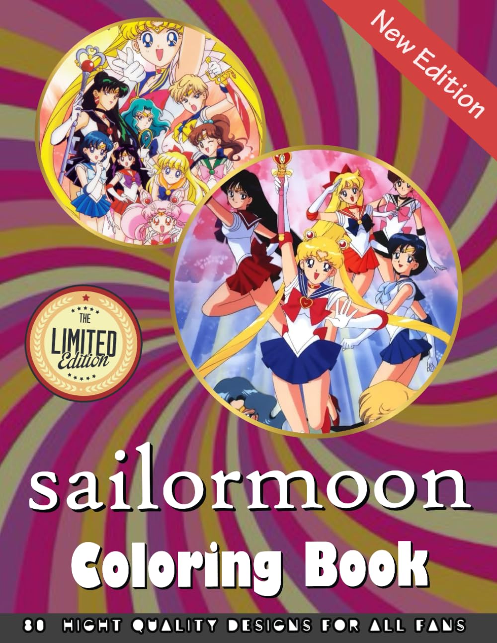 sailor.moon Coloring book: Many One Sided Drawing JUMBO Pages Of Cute Characters for Kids, Fans, Unlock Your Creativity with 40 Cute Coloring Designs ( Perfect Gift 2024 )