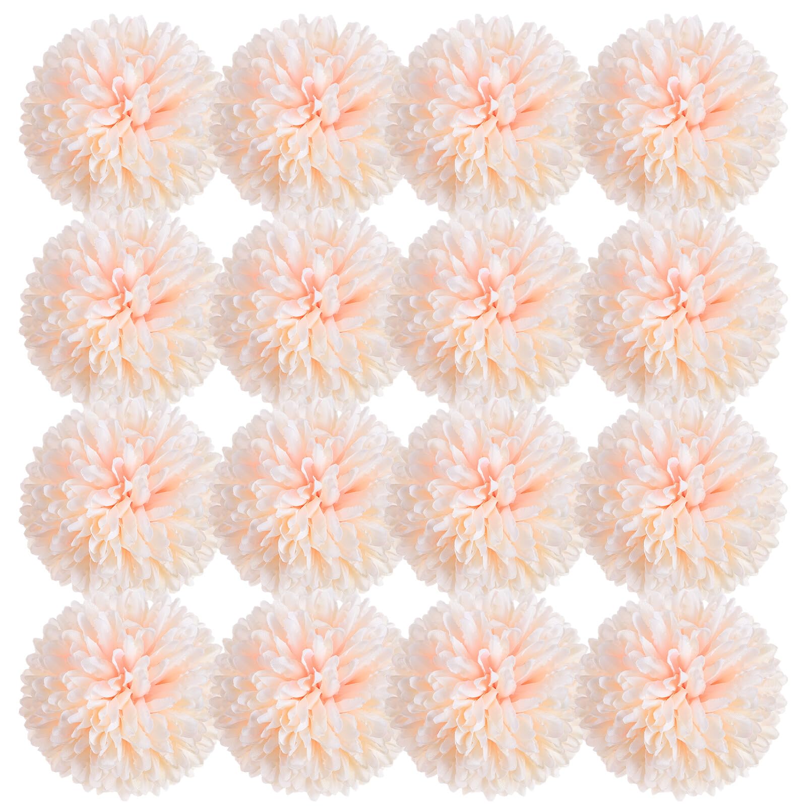 Fleurs artificielles chrysanthème en soie ULTECHNOVO | Lot de 50 pièces de 7 cm pour décoration