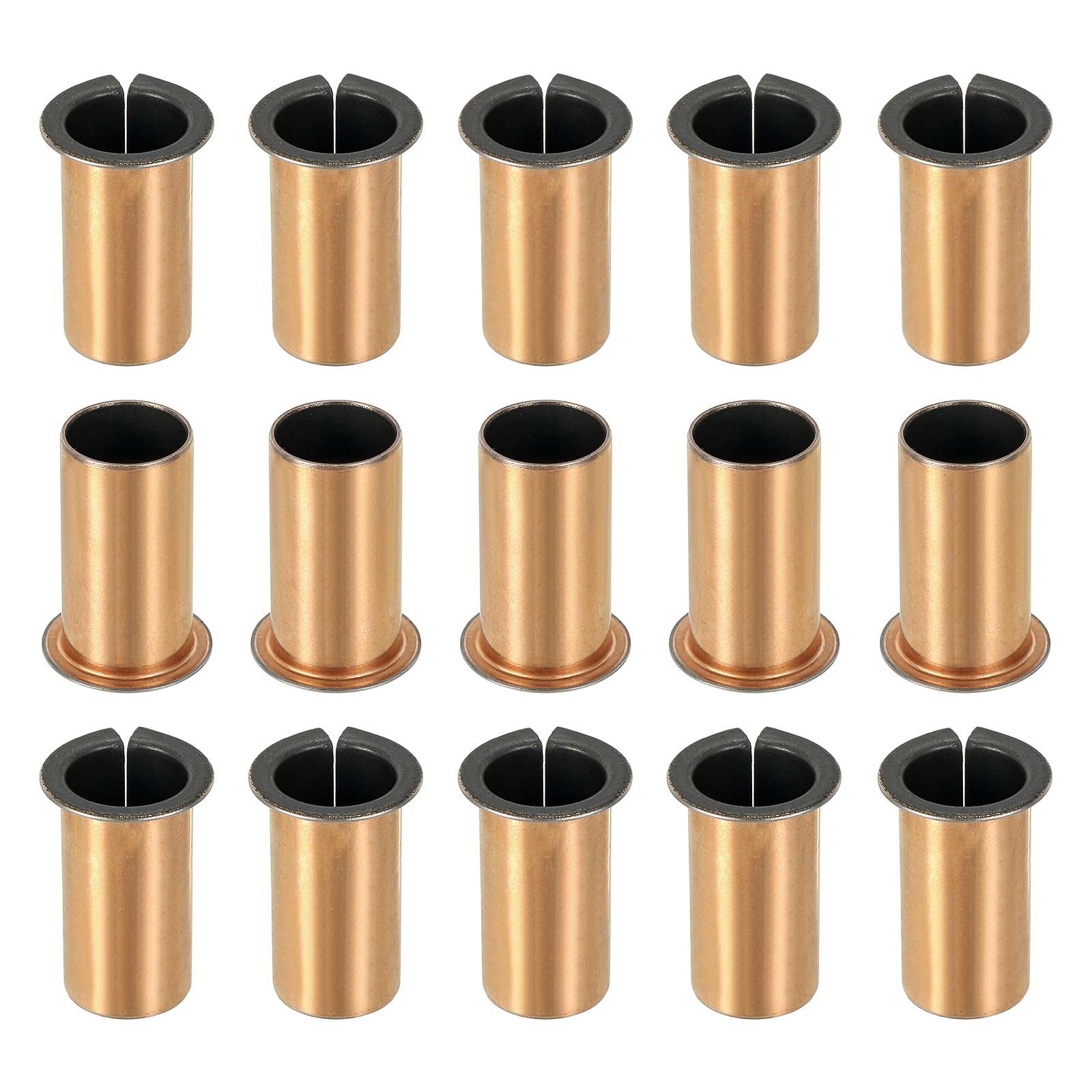 QUARKZMAN Cuscinetto a manicotto flangiato 15 Pz 16mm Foro x 18mm OD