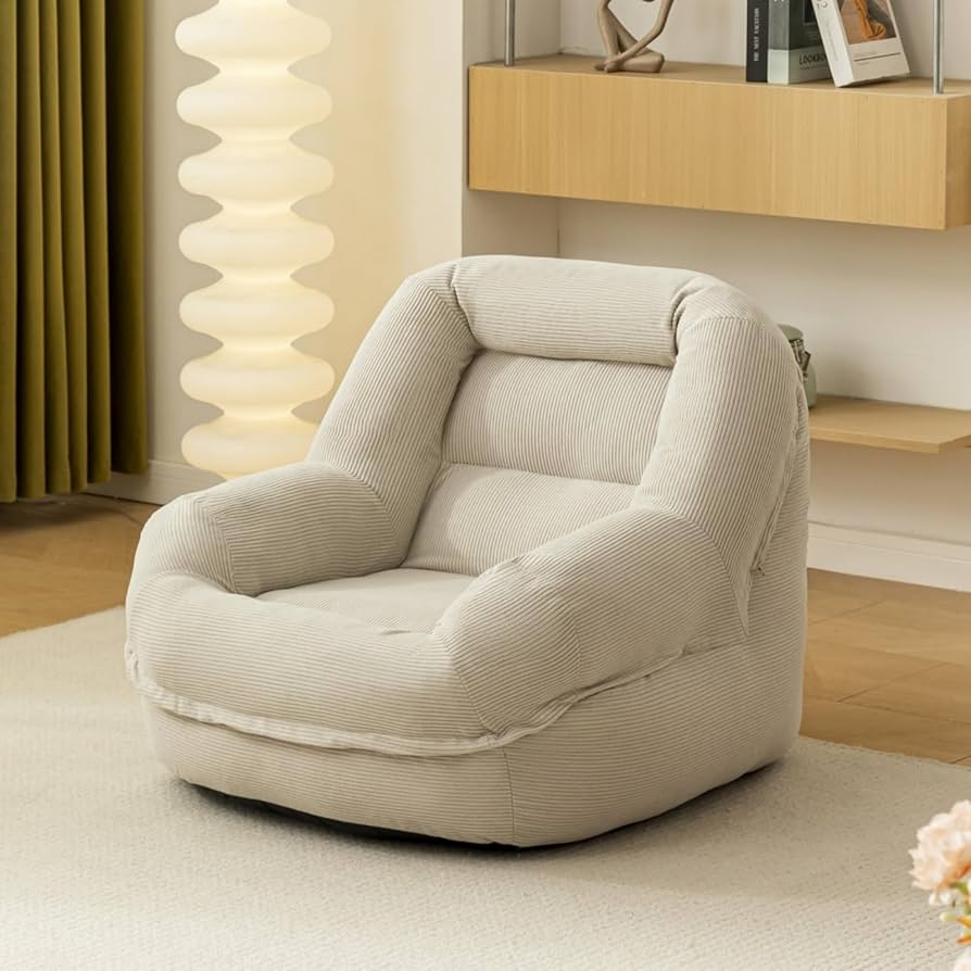 1人掛け　ソファ　ビーズクッション Amazon.co.jp: JIHYECOU ビーズクッション ビーズソファー 1人
