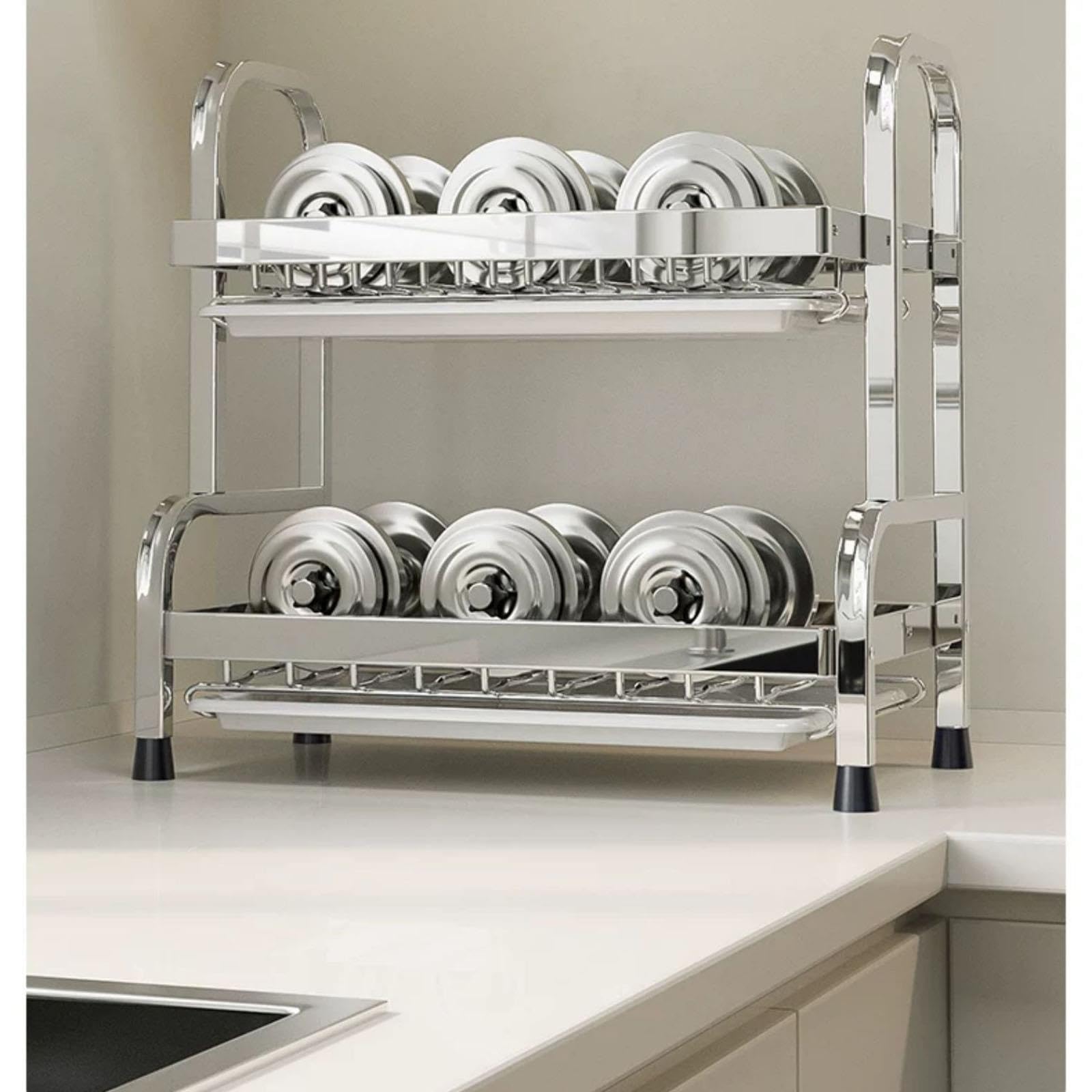 Mehrschichtiger Geschirrabtropfschrank