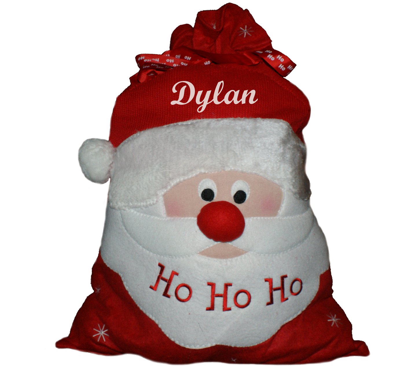 Home Collection Red Large Ho Ho Ho Father Christmas Santa Sack Stocking Gift Presents Xmas