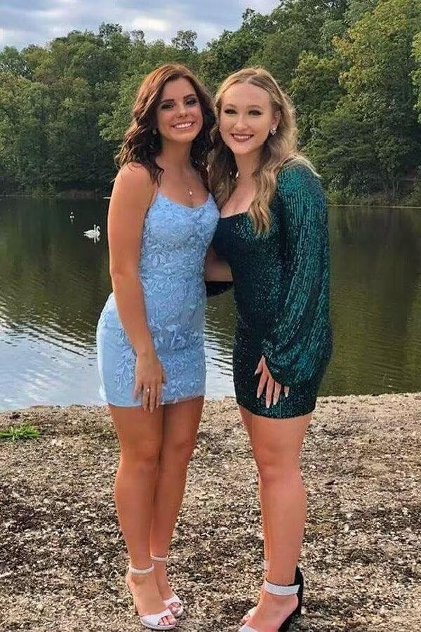 Size xs ...Miao Duo Short Tight Homecoming Dresses for Teens Lace Short Prom Dress Cocktail Gowns YZTS042