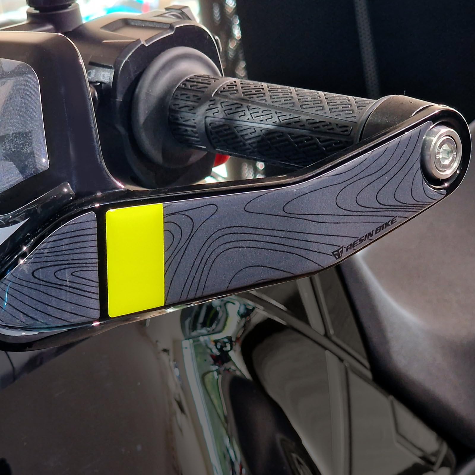 Resin Bike Adesivi Moto Compatibile con CF MOTO 450 MT 2024-2026 Tundra Grey Protezione Moto Paramani da Urti e Graffi. Adesivo 3D Resinato Made in Italy