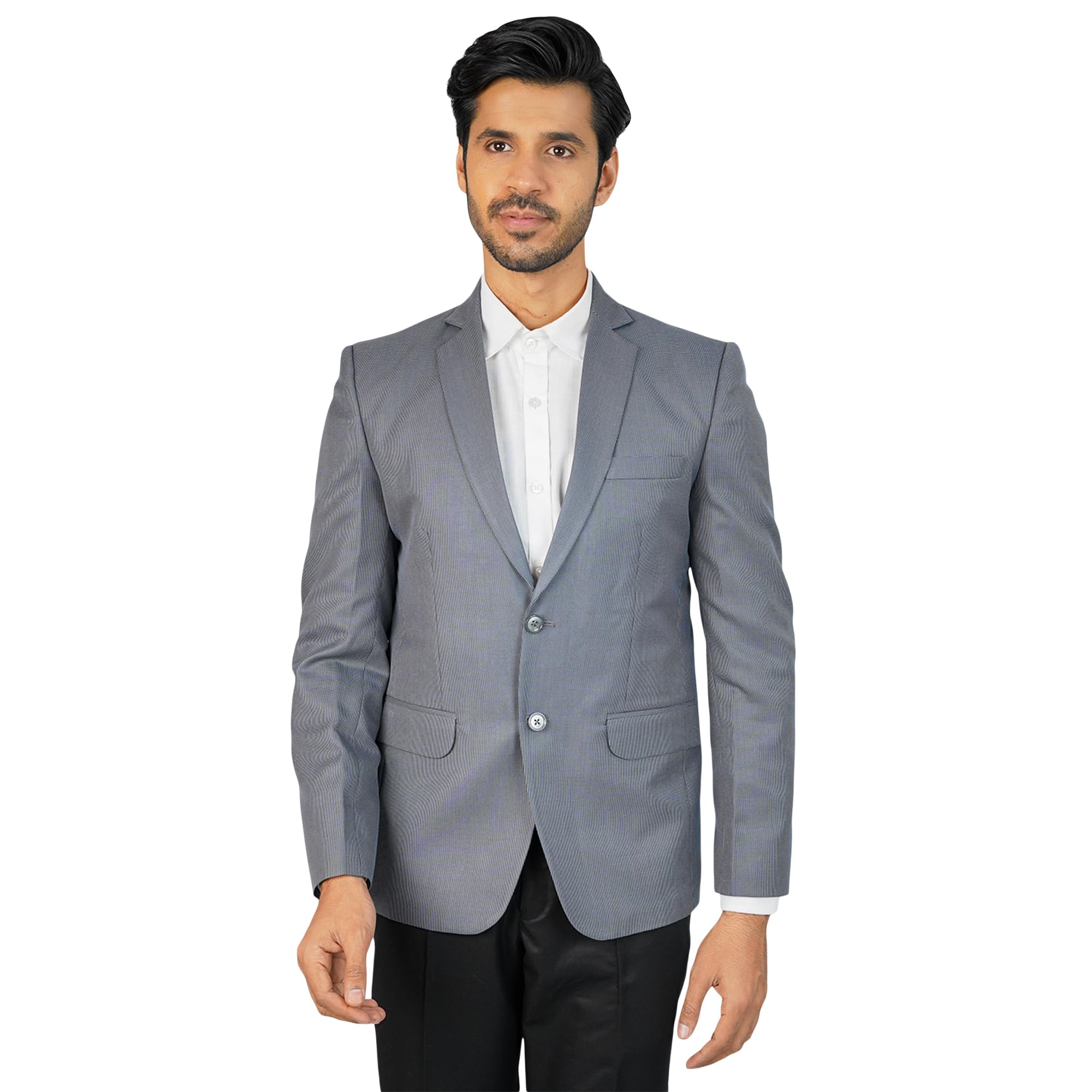 wintage Mens Poly Viscose Grey Blazer-picture-21
