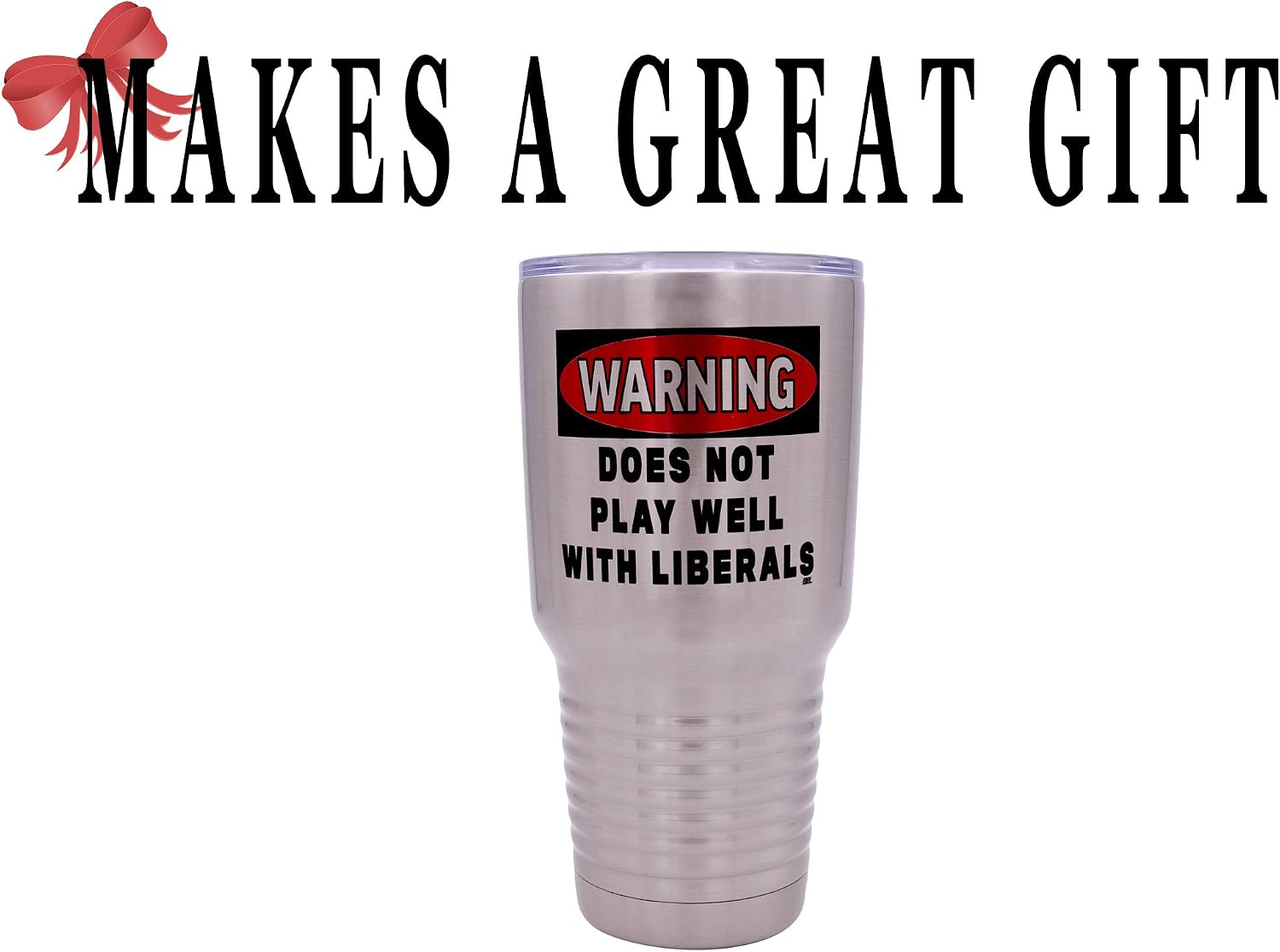 One-Day Sale: Up to 50% Off Funny Warning Does Not Play Well With Liberals 30oz Large Stainless Steel Travel Tumbler Mug Cup Gift For Conservative Or Republican Political Novelty Flash Sale Buy 1 get 1 Funny Warning Does Not Play Well With Liberals 30oz Large Stainless Steel Travel Tumbler Mug Cup Gift For Conservative Or Republican Political Novelty