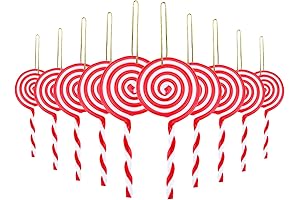 Piruletas Gigantes para Árbol de Navidad