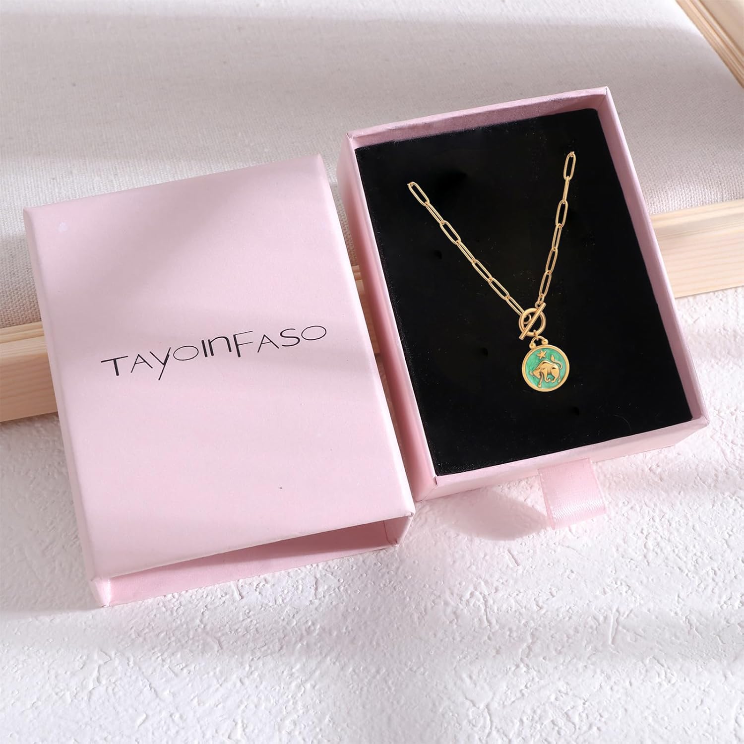 Zodiac Necklace Paperclip Toggle Pendant 12 Constellation Paper Clip Chain Necklace Horoscope Astrology Pendant Zodiac Sign Jewelry Valentine's Day Birthday Gift for Women - Image 7