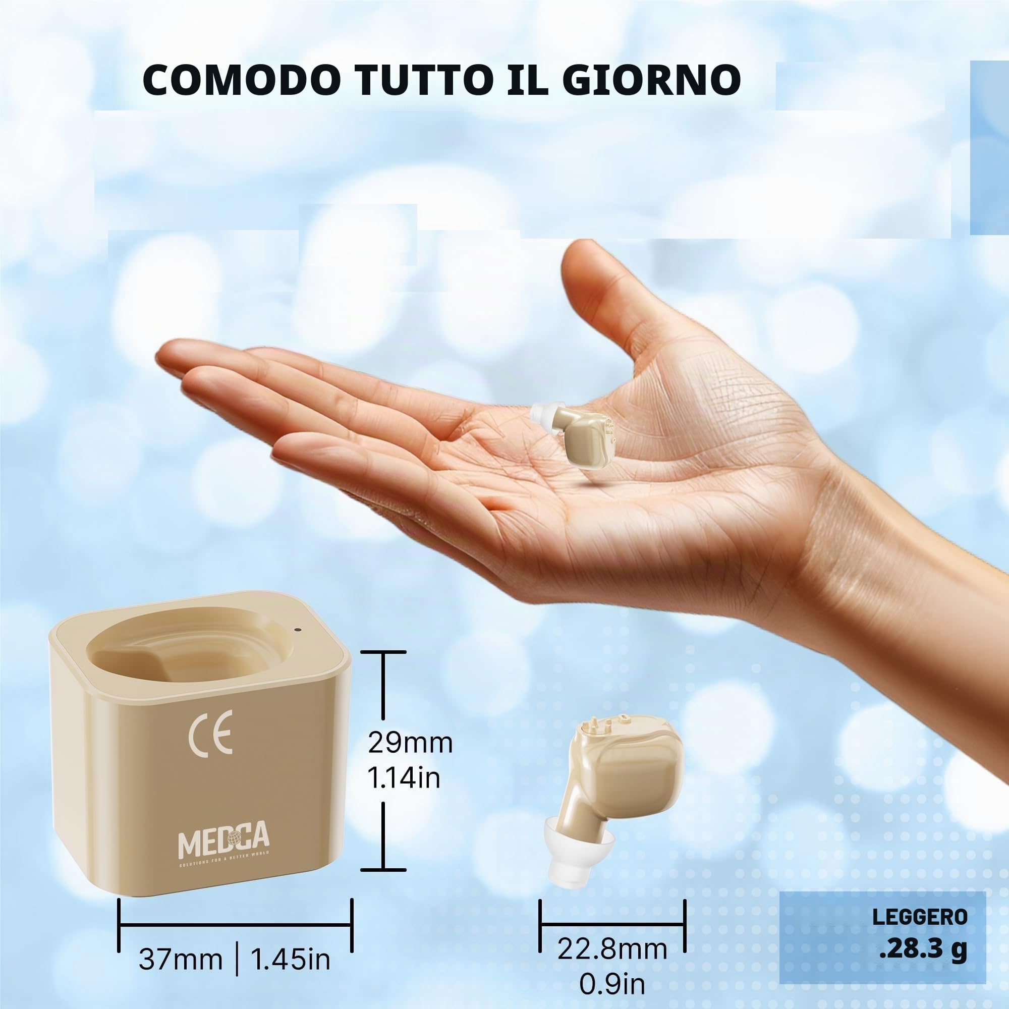 MEDca Premium Active Modello "ZDC-900" per sport e attività all'aperto, (pelle)