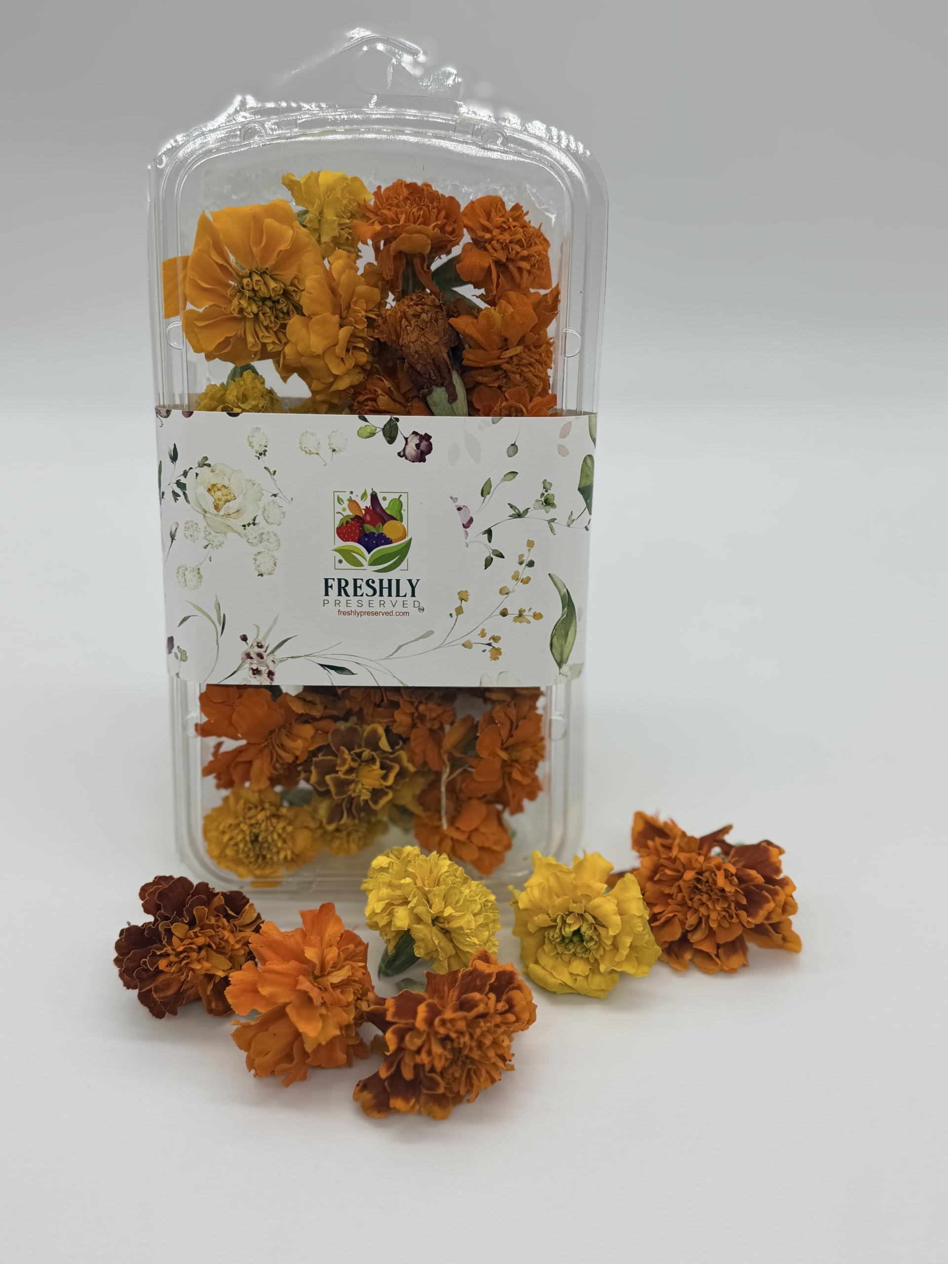 Freshly Preserved Freeze-Dried Marigold Flowers