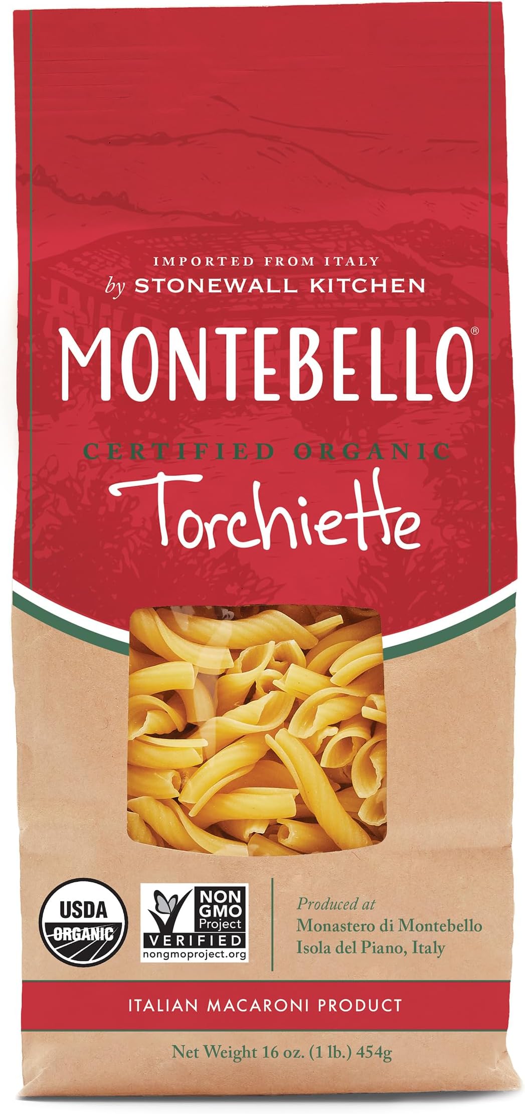 Montebello Organic Torchiette, 1 lb.