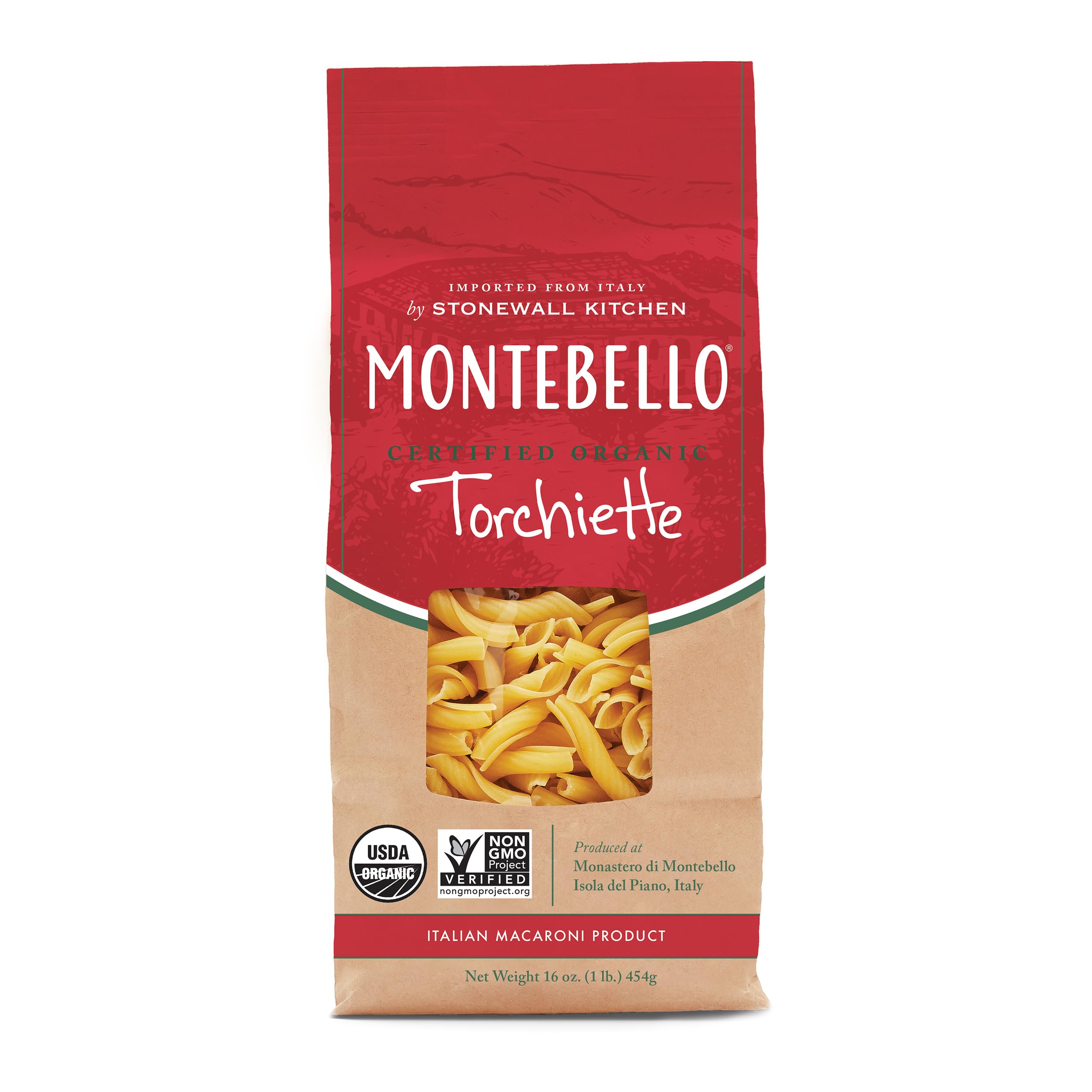 Montebello Organic Torchiette, 1 lb.