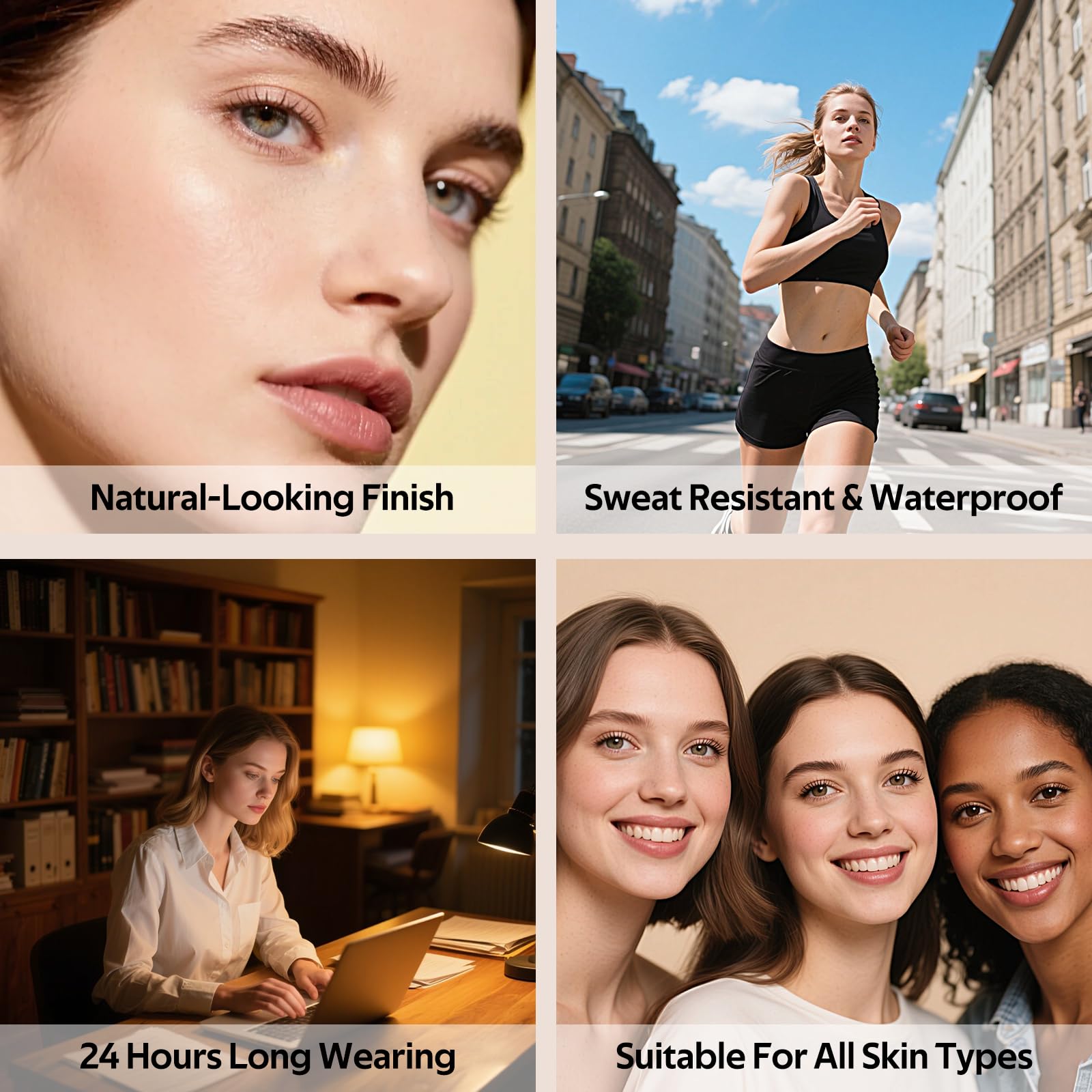 Amazon.com : KIMUSE Color Changing Foundation, 4 In 1 Smart Shade