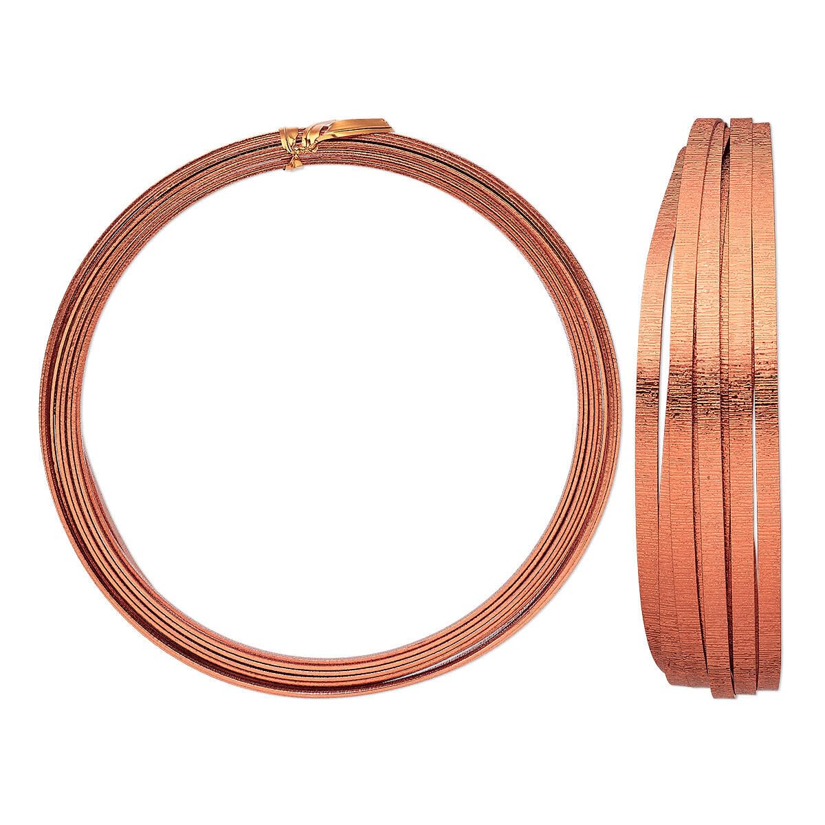 Alambre de aluminio de cobre de 5 mm para artesanías y joyería creativa