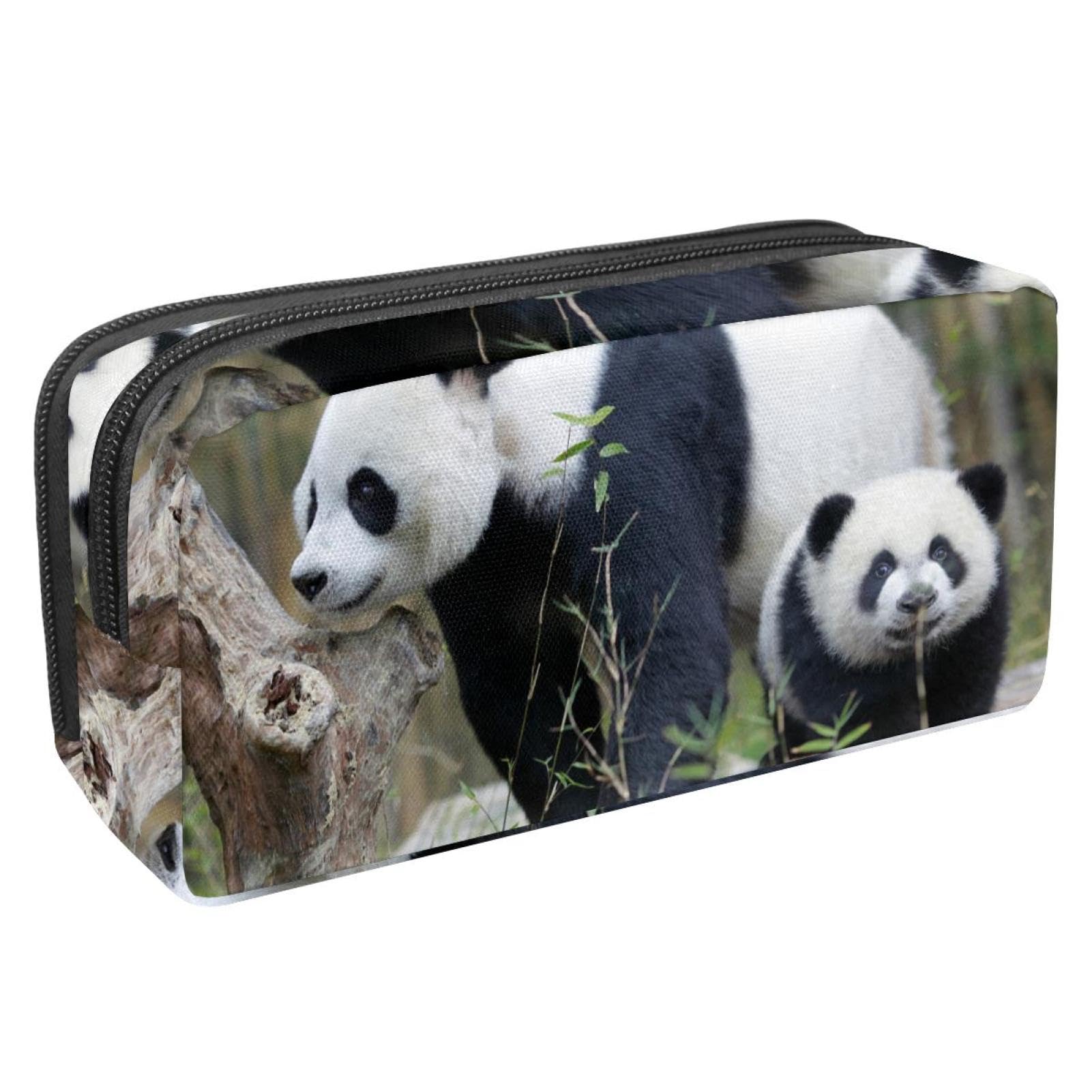 Eslifey Pencil Case, Panda Large Capacity Pencil Pouch Stationery Pen Bag