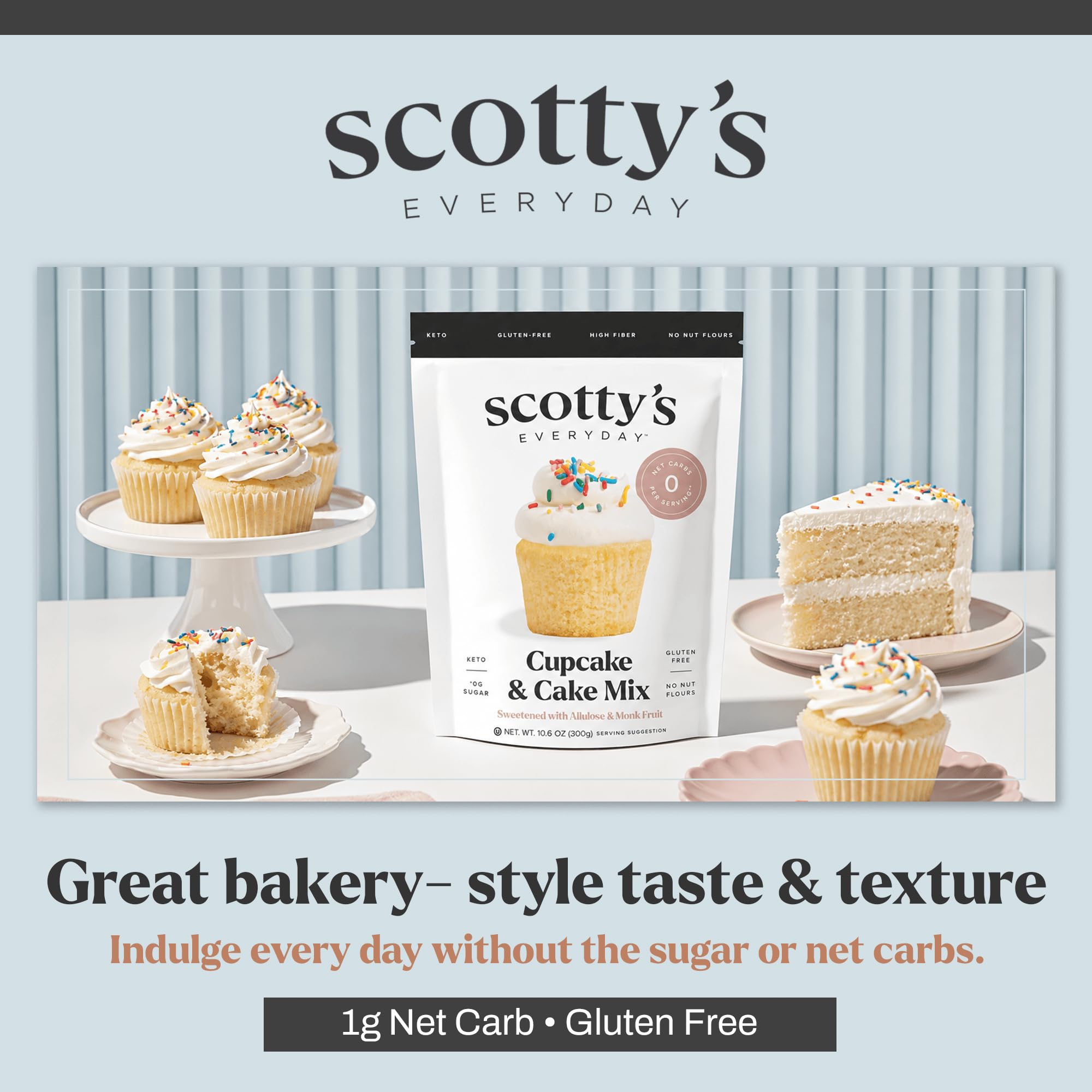 Amazon.com : Scotty's Everyday Cupcake & Cake Mix – Gluten-Free
