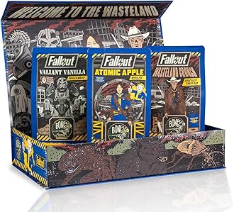 Bones Coffee Company Fallout Collector's Box Flavored Coffee, Low Acid Medium Roast Arabica Beans Coffee Gifts, Fallout Series Inspired, For Auto Drip and French Press,12 oz Pack of 3 Whole Bean
