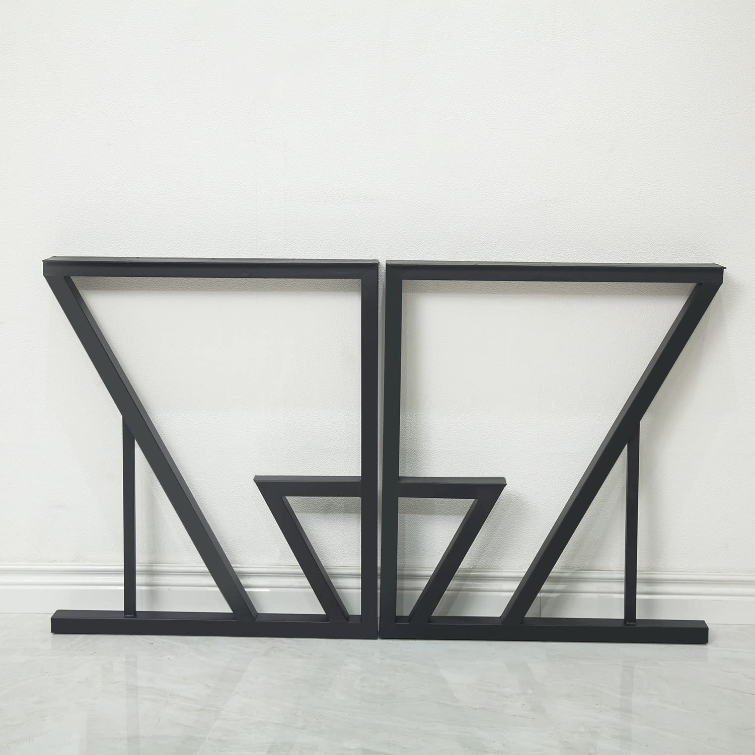 Buy SSS Furniture Metal Furniture Legs Table Legs H28 x W24 Inch Black