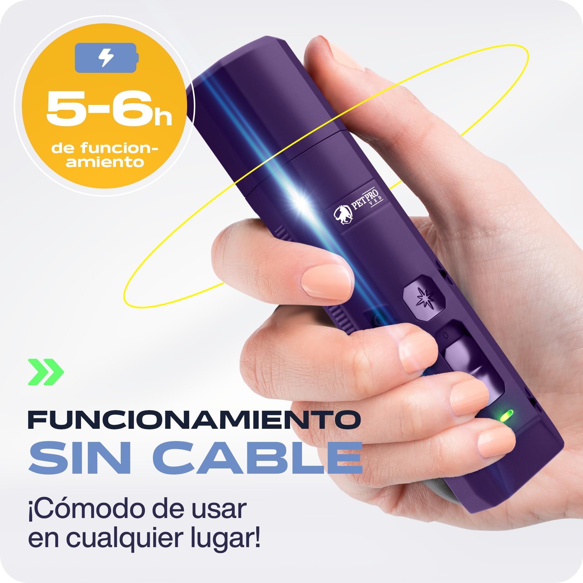 PETPROVED Lima Uñas Perro Cortauñas Electrico Corta Uñas Gatitos Perritos Grande Seguro Cortador Uñas Gato Perro Lima de Uñas Electrico Perros Mascotas