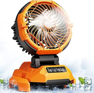 FzzboFlow 30000mAh Portable Misting Fan: Rechargeable Outdoor Cooling Power