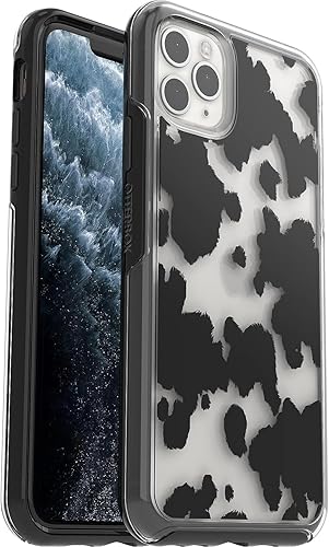 OtterBox Symmetry Clear Series - Funda para iPhone 11 Pro Max (solamente), embalaje no minorista, estampado de vaca