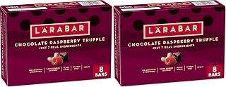 Chocolate Raspberry Truffle, Gluten Free Vegan Fruit Nut Bars, 8 ct (Pack of 2)
