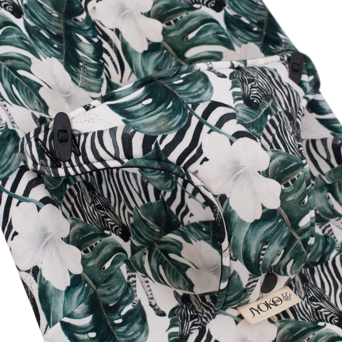 JYOKO Kids Bezug kompatibel mit Babybjorn Bliss, Balance, Soft (Zebra, Baumwolle)