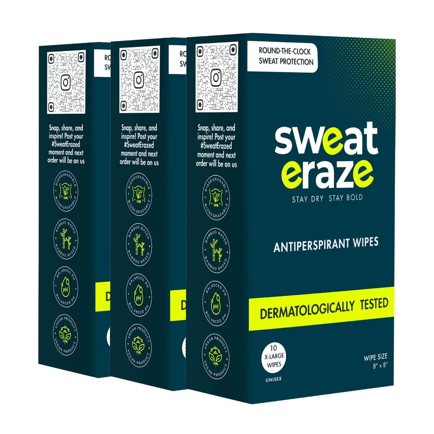 Antiperspirant Wipes for Sweat Control | Hyperhidrosis Control | Travel-Friendly | 30 Wipes (Pack of 30)-image-17