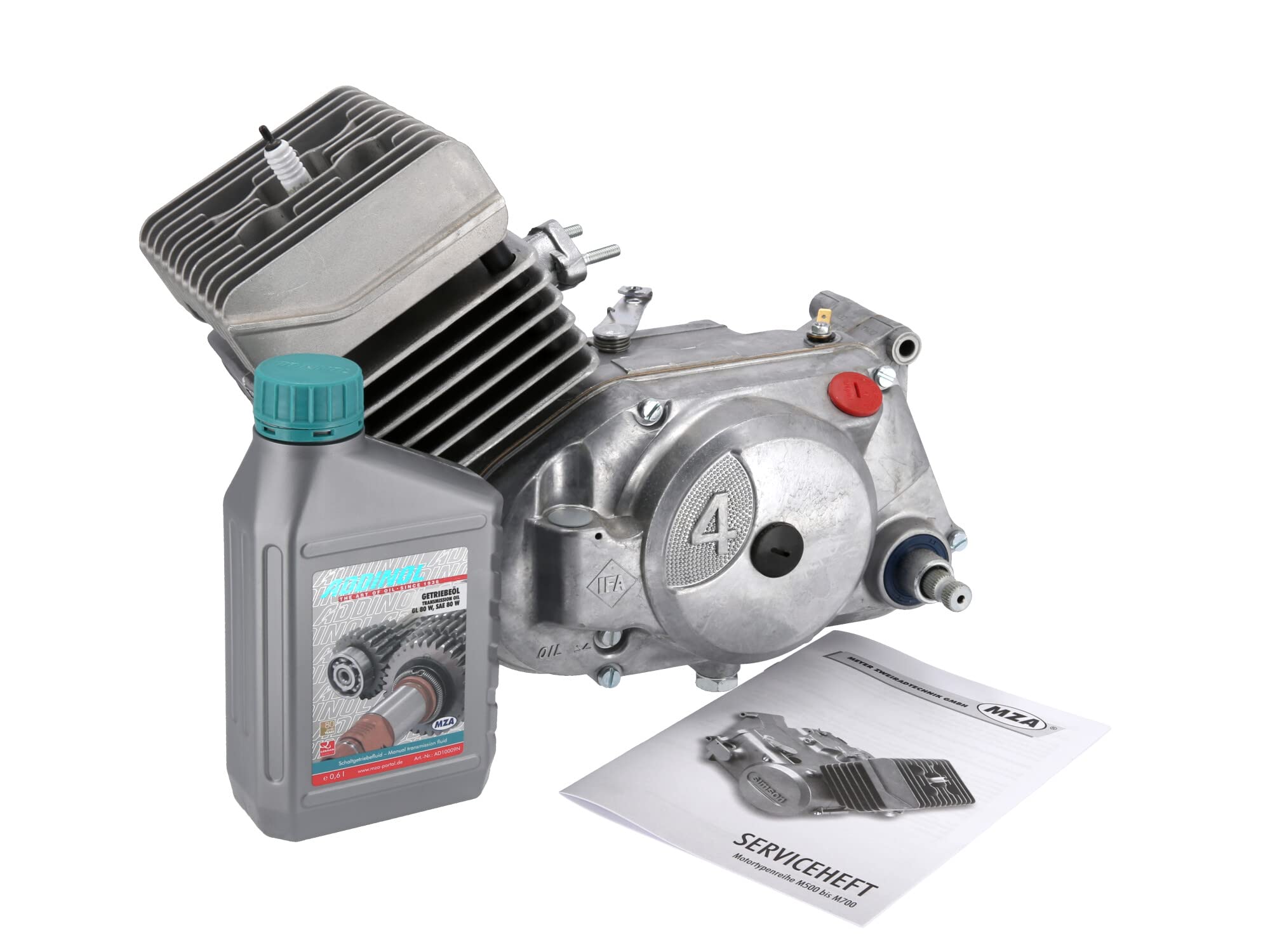 Motor 50ccm 4-Gang 60km/h Gehäuse Natur Simson S51 KR51/2 Schwalbe SR