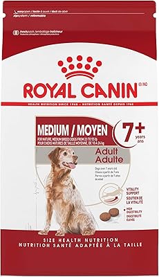 Royal Canin Medium Adult 7+ Dry Dog Food for Older Dogs, 30 lb bag