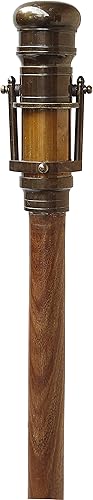 Miniatura 2 de Antiguo latón Hollywood bastón colectores telescopio madera bastón marino apoyo hogar y viajes