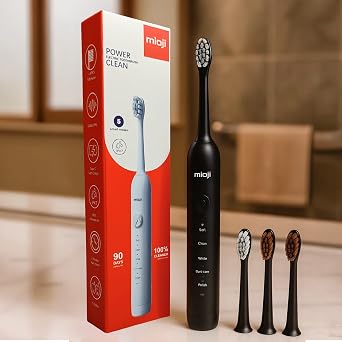 Mioji Oral B1  arj Edilebilir Di  F r as  Siyah + 3 Yedek Ba l k